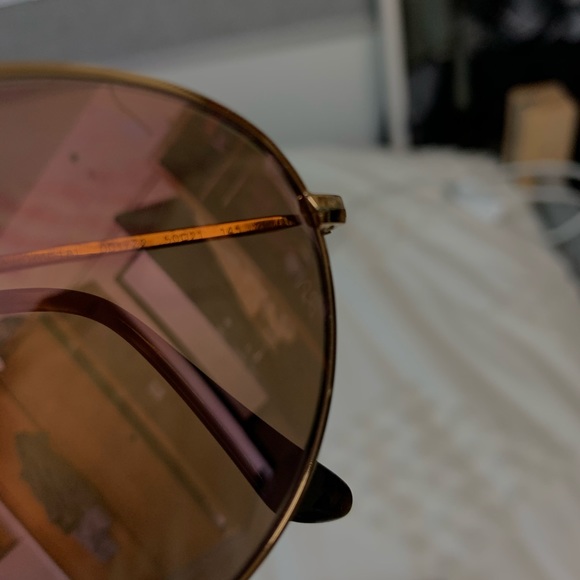 Ray Bans round copper lens flash - Picture 4 of 7